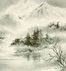 画像：水墨画作品