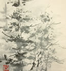 画像：水墨画作品